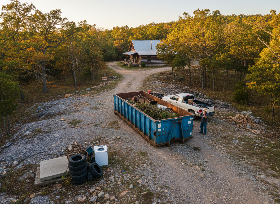 Cost Factors for Waste Dumpster Rental on Rural Stone County Lots