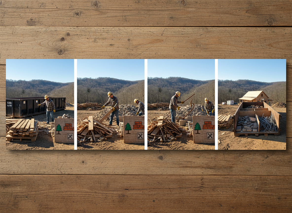 Step-by-Step Guide to Sorting Construction Waste for Ozarks Renovations