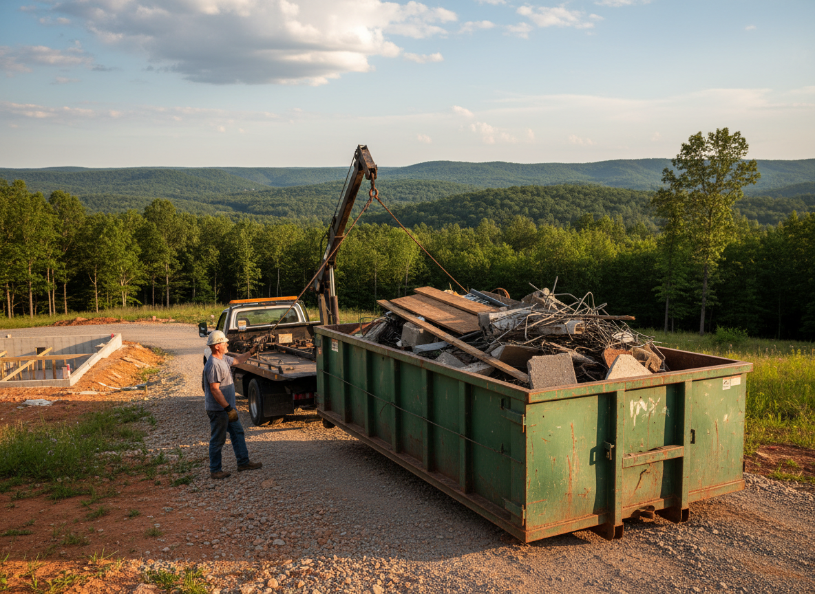 Construction Dumpster Rental in Ozarks, MO
