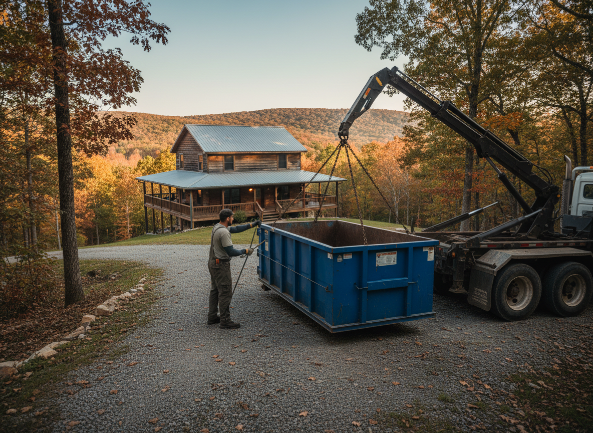 Waste Dumpster Rental in Kissee Mills, MO 65680