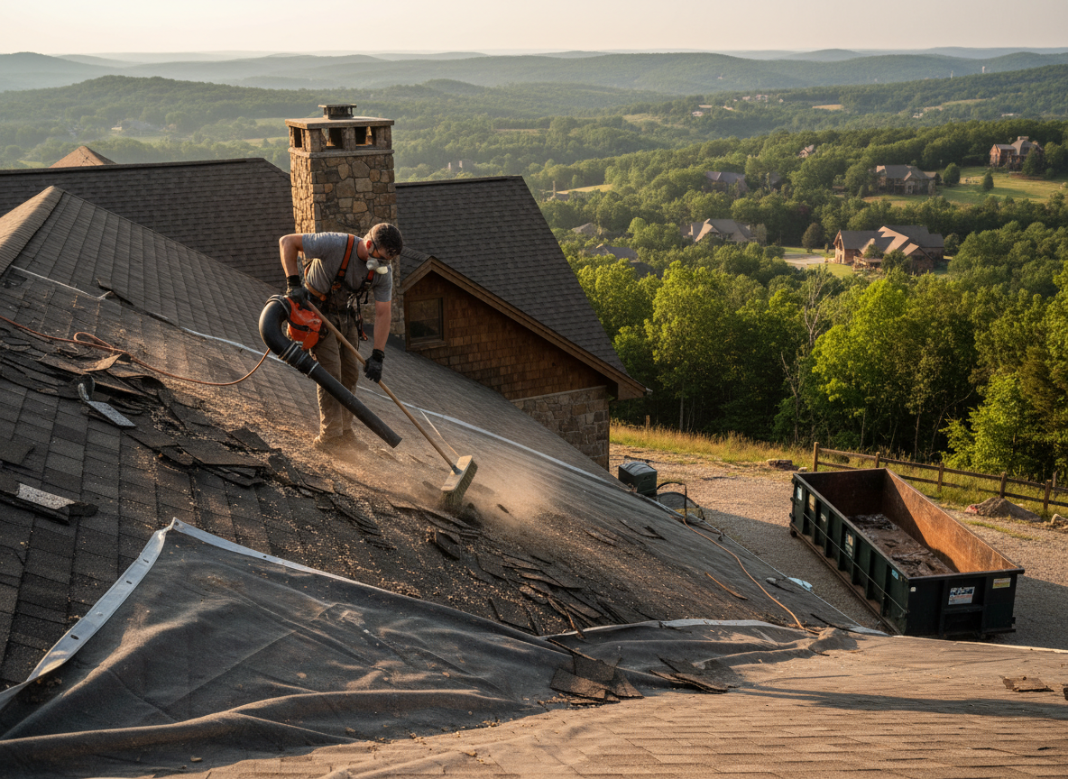 Roofing Debris Removal in Ozarks, MO